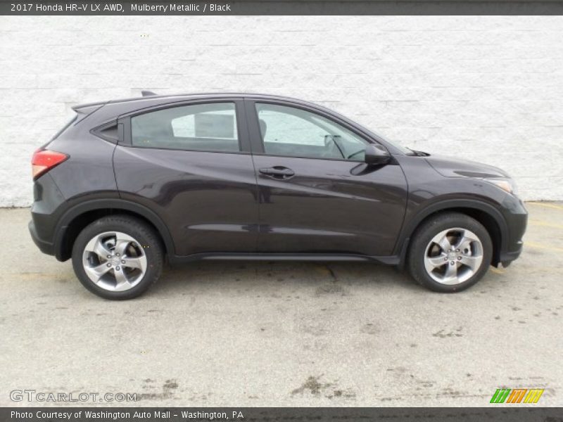 Mulberry Metallic / Black 2017 Honda HR-V LX AWD