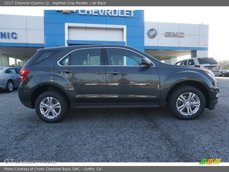 Nightfall Gray Metallic / Jet Black 2017 Chevrolet Equinox LS