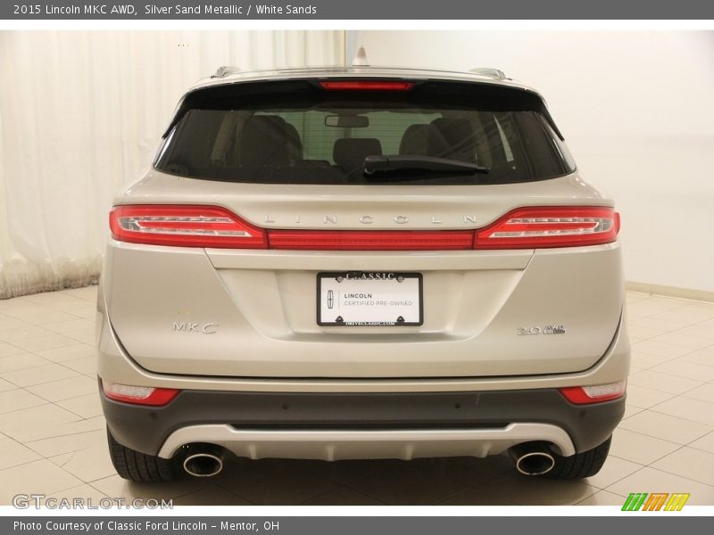 Silver Sand Metallic / White Sands 2015 Lincoln MKC AWD