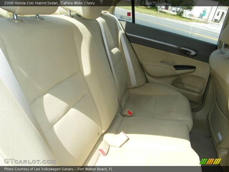 Taffeta White / Ivory 2008 Honda Civic Hybrid Sedan