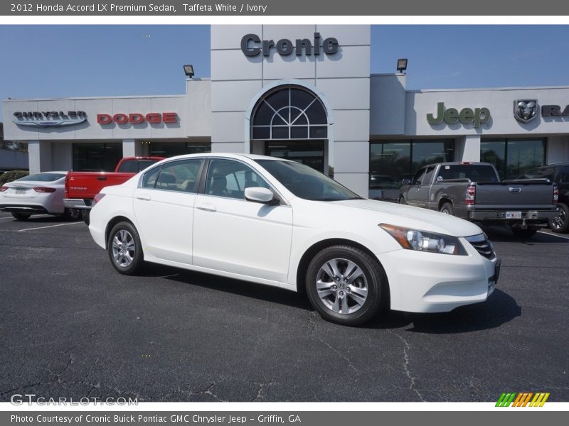 Taffeta White / Ivory 2012 Honda Accord LX Premium Sedan