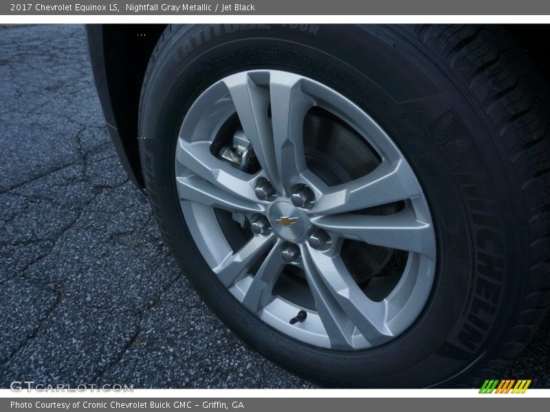 Nightfall Gray Metallic / Jet Black 2017 Chevrolet Equinox LS