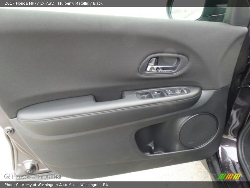 Mulberry Metallic / Black 2017 Honda HR-V LX AWD