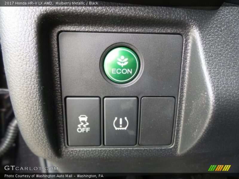 Mulberry Metallic / Black 2017 Honda HR-V LX AWD