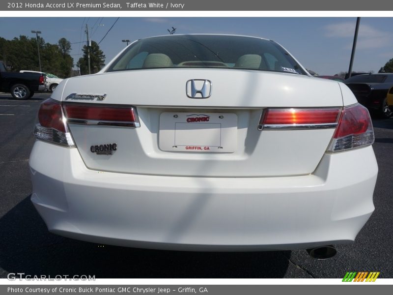 Taffeta White / Ivory 2012 Honda Accord LX Premium Sedan