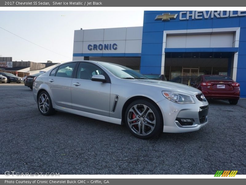 Silver Ice Metallic / Jet Black 2017 Chevrolet SS Sedan