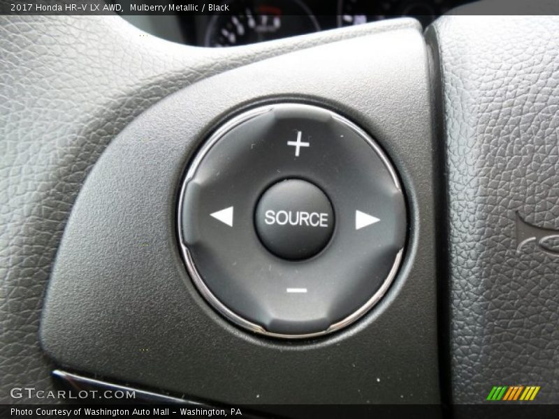Mulberry Metallic / Black 2017 Honda HR-V LX AWD