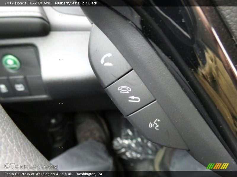Mulberry Metallic / Black 2017 Honda HR-V LX AWD