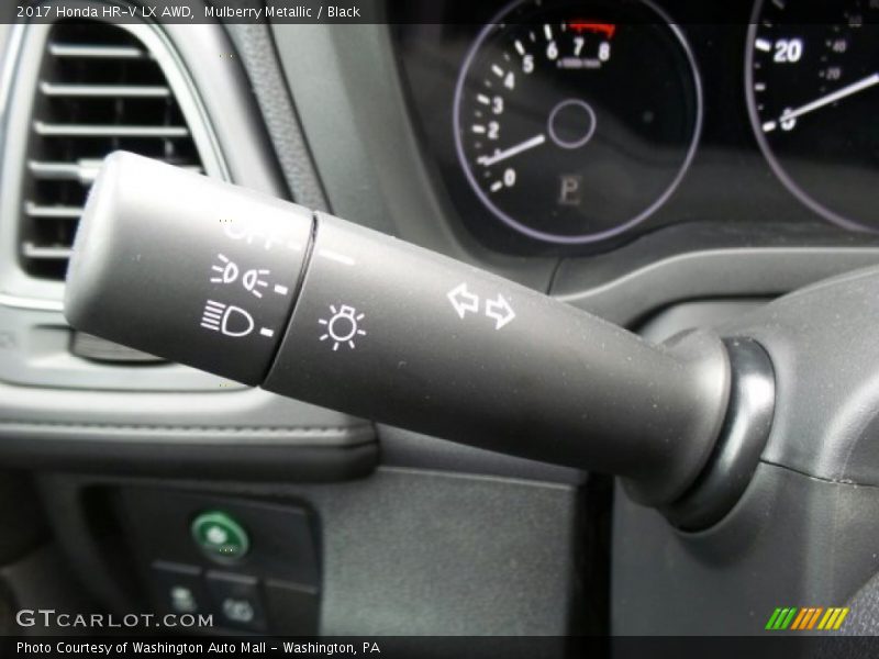 Mulberry Metallic / Black 2017 Honda HR-V LX AWD