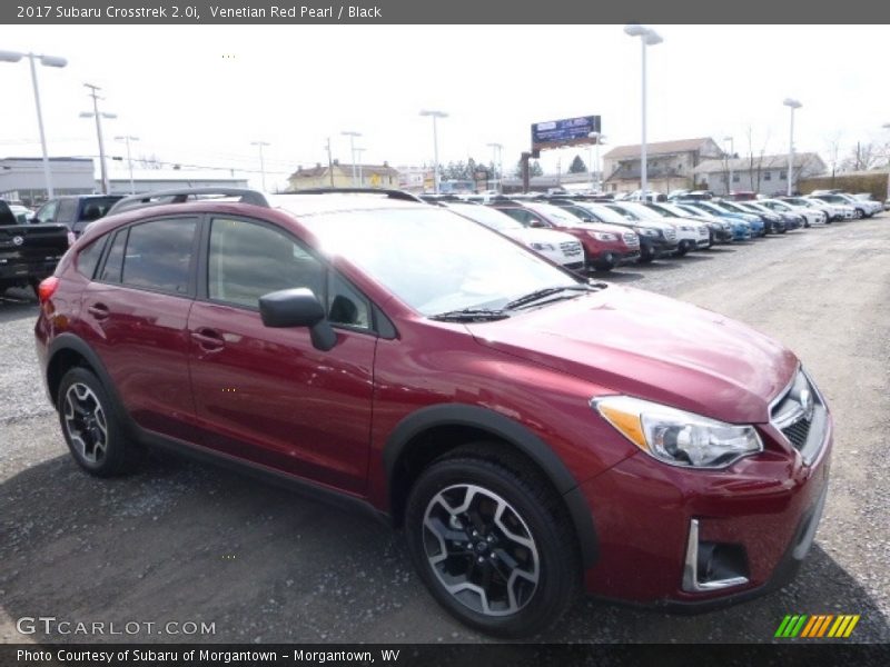 Venetian Red Pearl / Black 2017 Subaru Crosstrek 2.0i