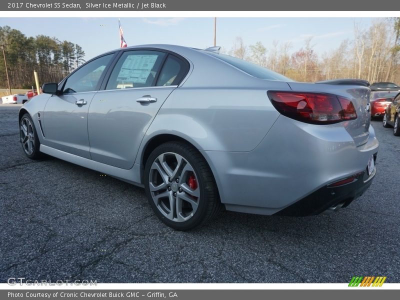 Silver Ice Metallic / Jet Black 2017 Chevrolet SS Sedan