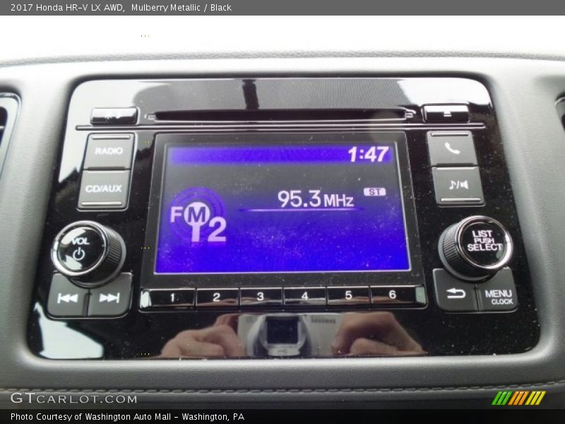 Mulberry Metallic / Black 2017 Honda HR-V LX AWD