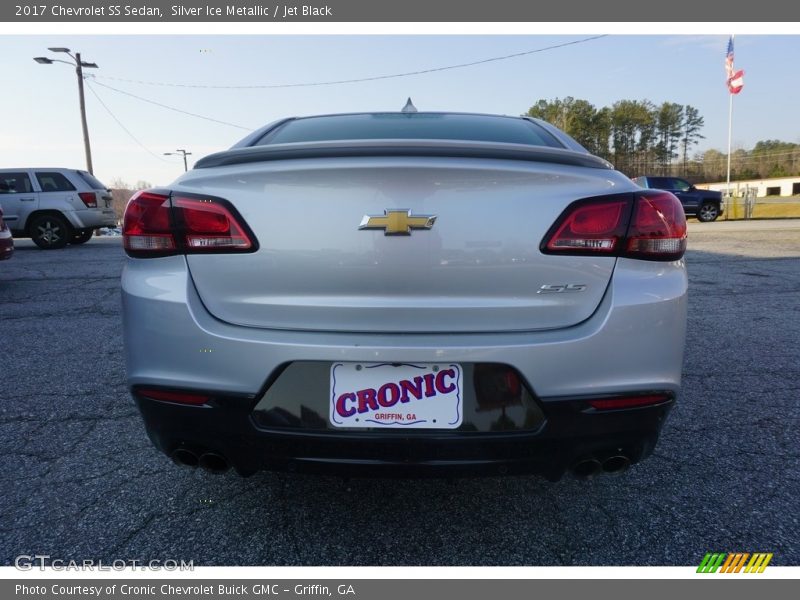 Silver Ice Metallic / Jet Black 2017 Chevrolet SS Sedan