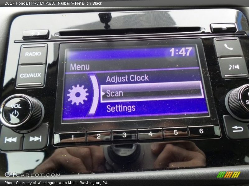 Mulberry Metallic / Black 2017 Honda HR-V LX AWD