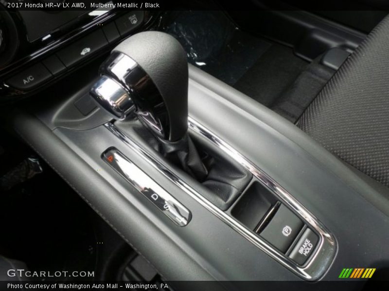 Mulberry Metallic / Black 2017 Honda HR-V LX AWD