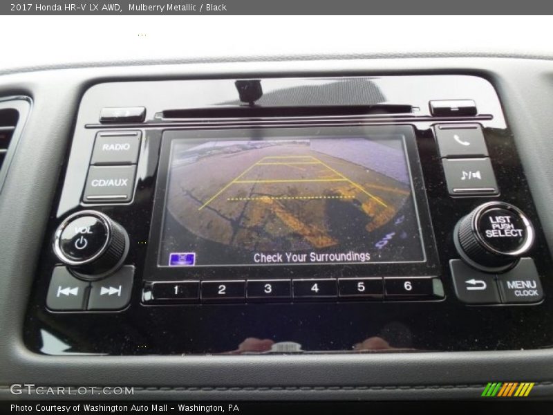 Mulberry Metallic / Black 2017 Honda HR-V LX AWD