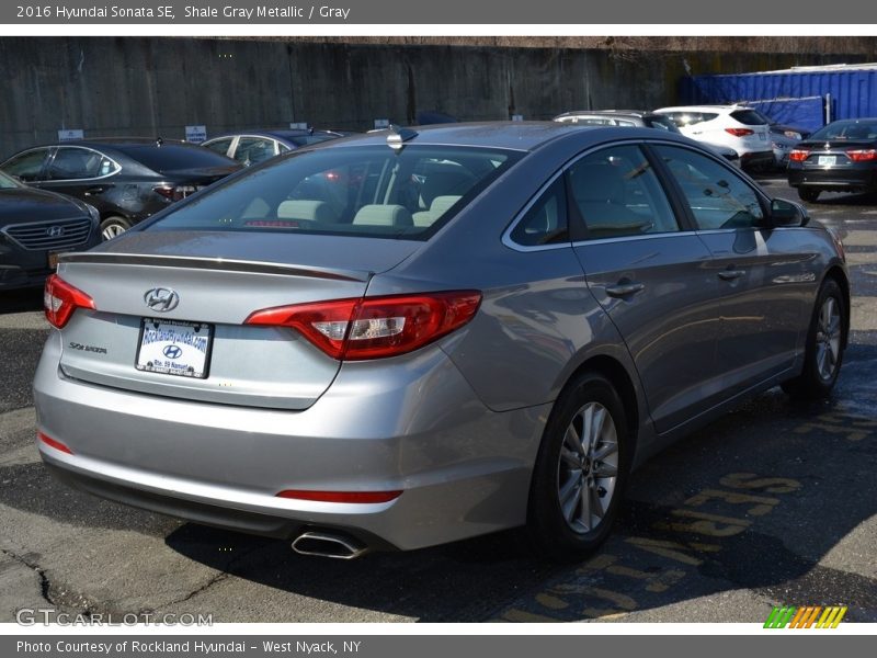 Shale Gray Metallic / Gray 2016 Hyundai Sonata SE
