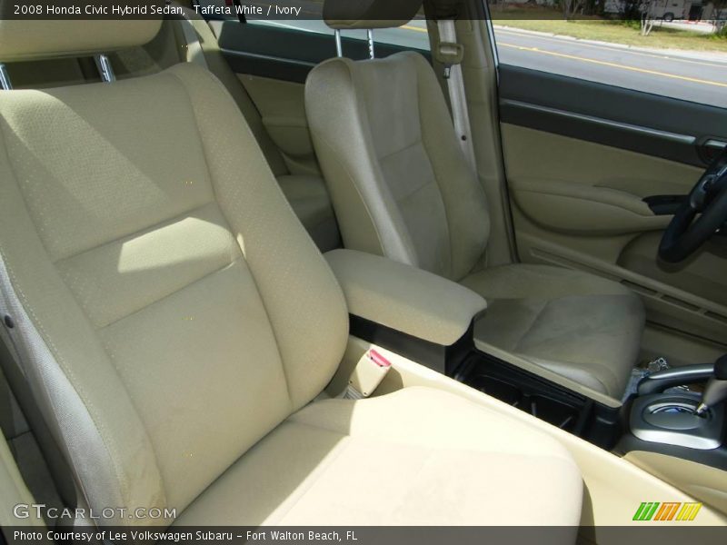 Taffeta White / Ivory 2008 Honda Civic Hybrid Sedan