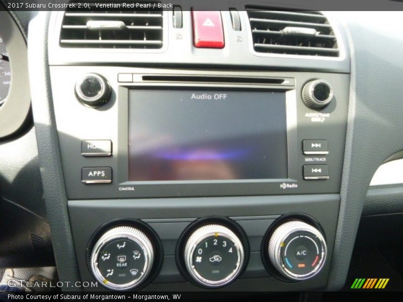 Venetian Red Pearl / Black 2017 Subaru Crosstrek 2.0i