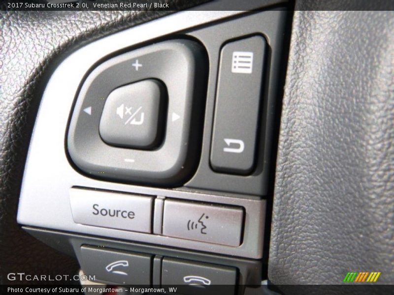 Venetian Red Pearl / Black 2017 Subaru Crosstrek 2.0i