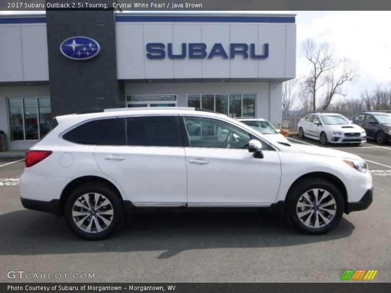 Crystal White Pearl / Java Brown 2017 Subaru Outback 2.5i Touring