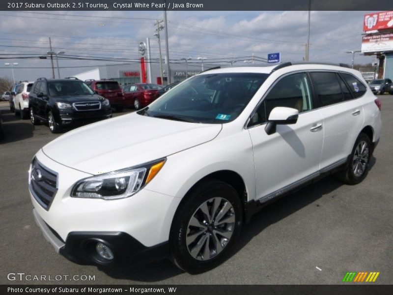 Crystal White Pearl / Java Brown 2017 Subaru Outback 2.5i Touring