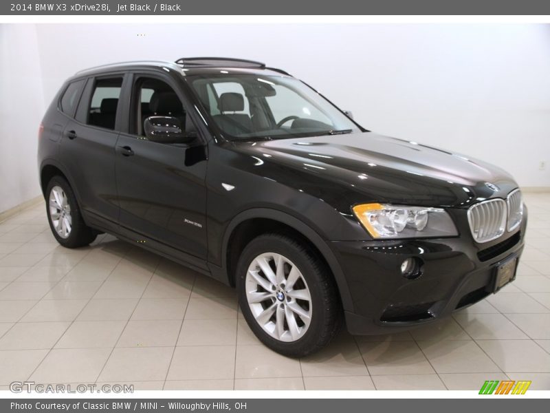 Jet Black / Black 2014 BMW X3 xDrive28i