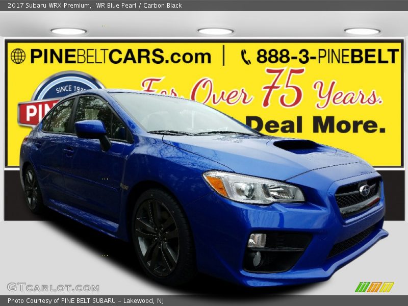 WR Blue Pearl / Carbon Black 2017 Subaru WRX Premium