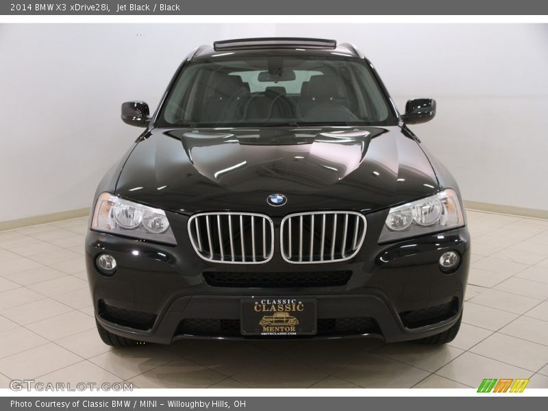 Jet Black / Black 2014 BMW X3 xDrive28i