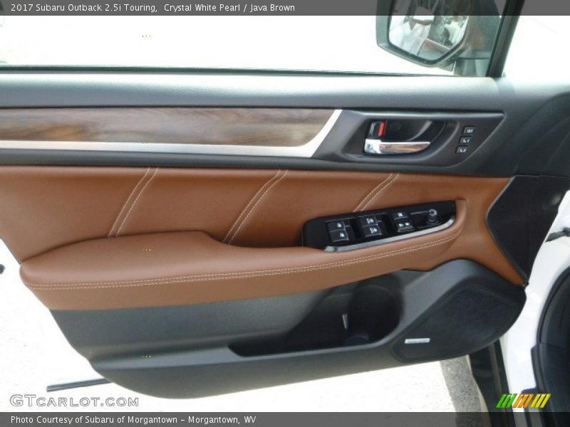 Crystal White Pearl / Java Brown 2017 Subaru Outback 2.5i Touring