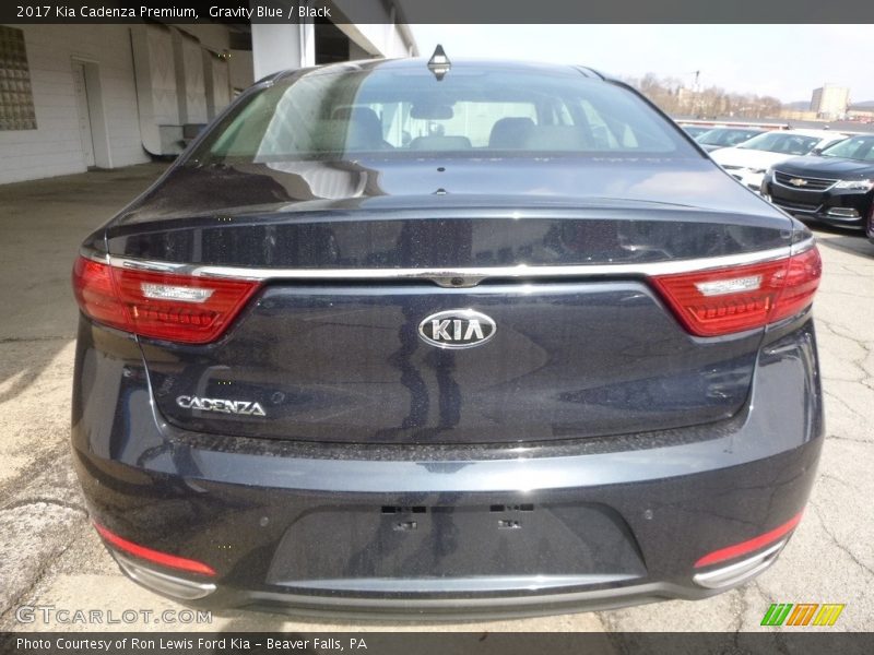 Gravity Blue / Black 2017 Kia Cadenza Premium