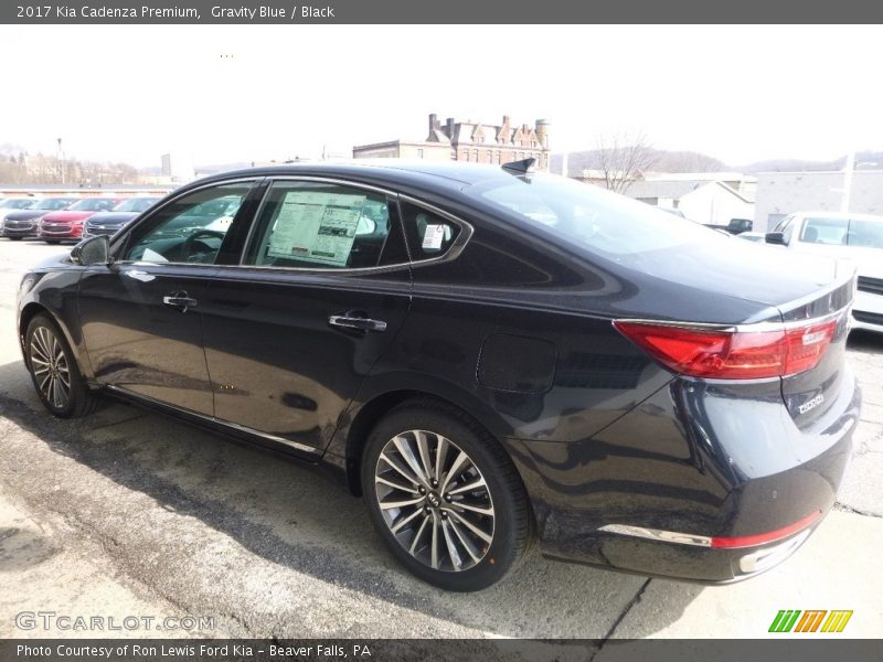 Gravity Blue / Black 2017 Kia Cadenza Premium