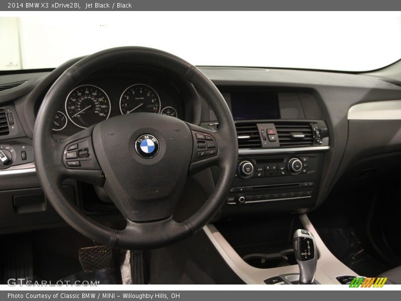 Jet Black / Black 2014 BMW X3 xDrive28i