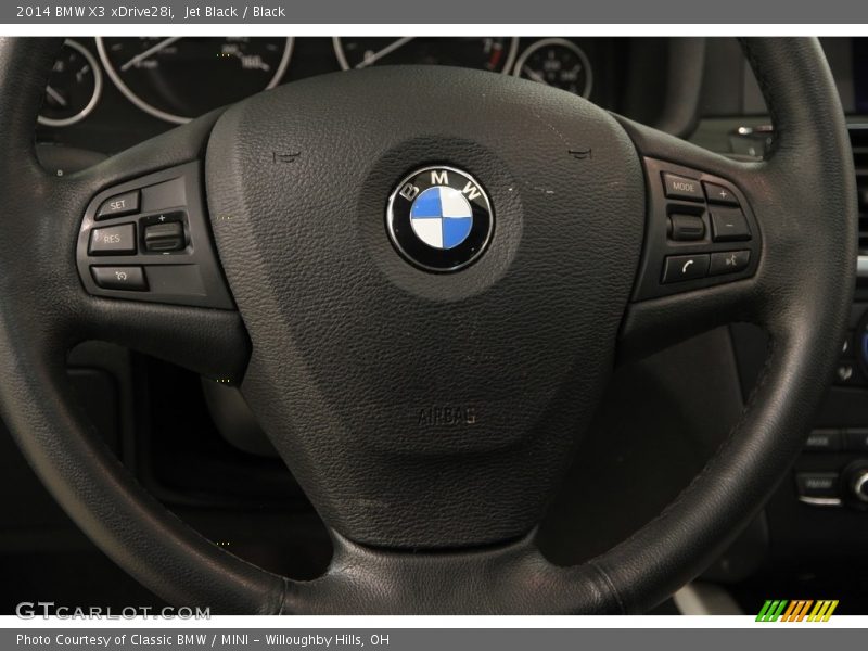 Jet Black / Black 2014 BMW X3 xDrive28i