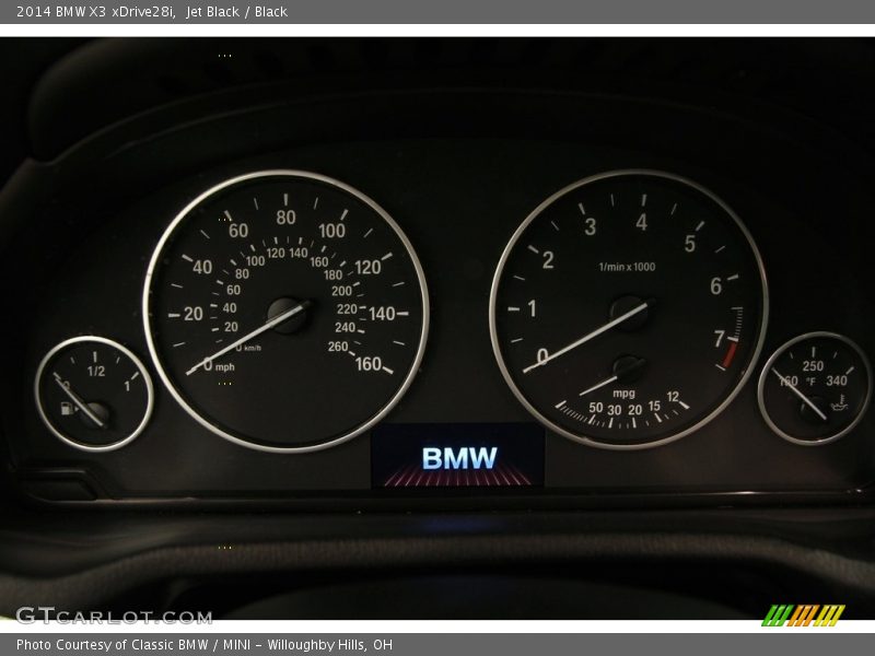 Jet Black / Black 2014 BMW X3 xDrive28i