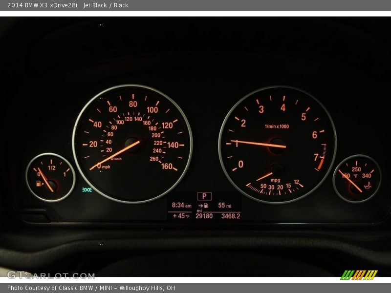 Jet Black / Black 2014 BMW X3 xDrive28i