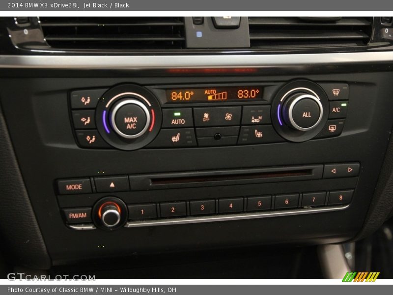 Jet Black / Black 2014 BMW X3 xDrive28i
