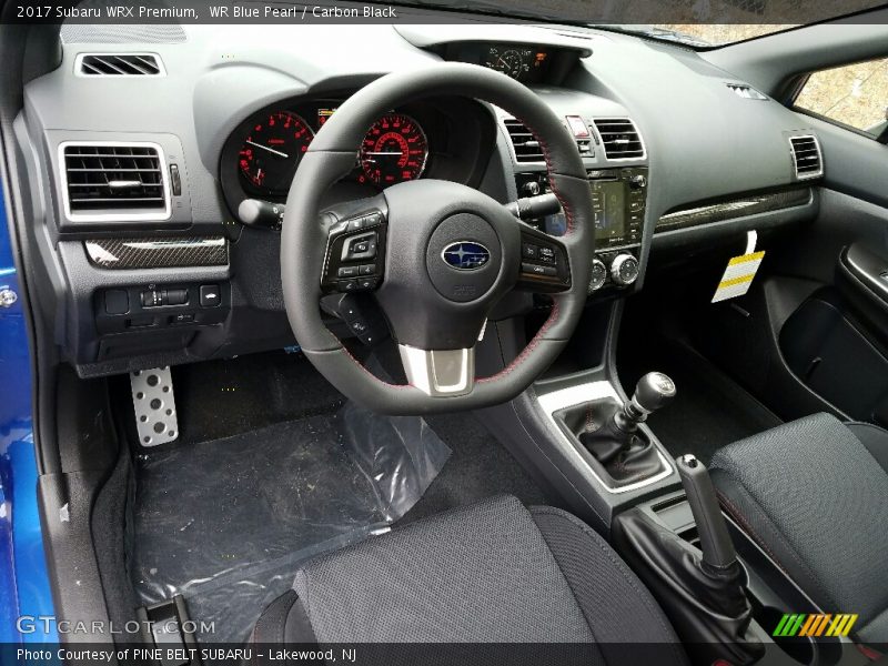  2017 WRX Premium Carbon Black Interior