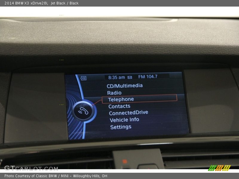 Jet Black / Black 2014 BMW X3 xDrive28i