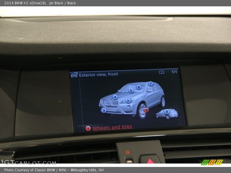 Jet Black / Black 2014 BMW X3 xDrive28i