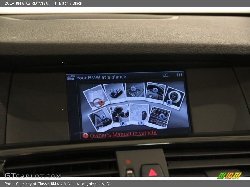 Jet Black / Black 2014 BMW X3 xDrive28i