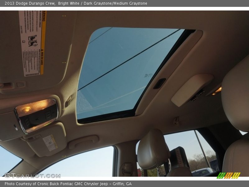 Bright White / Dark Graystone/Medium Graystone 2013 Dodge Durango Crew