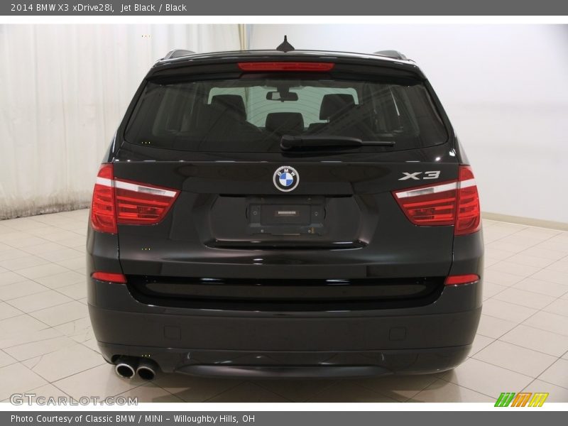 Jet Black / Black 2014 BMW X3 xDrive28i