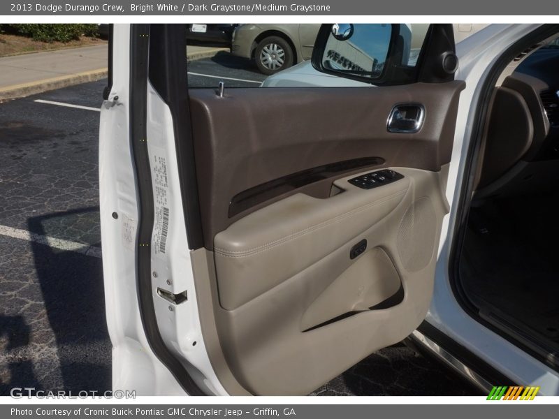 Bright White / Dark Graystone/Medium Graystone 2013 Dodge Durango Crew