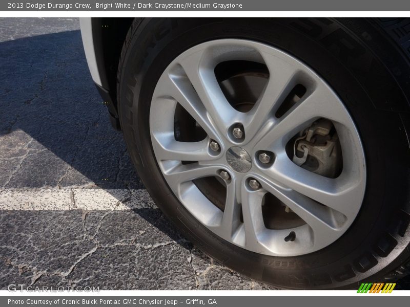 Bright White / Dark Graystone/Medium Graystone 2013 Dodge Durango Crew