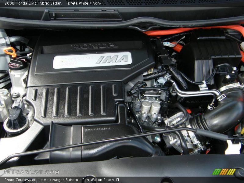 Taffeta White / Ivory 2008 Honda Civic Hybrid Sedan