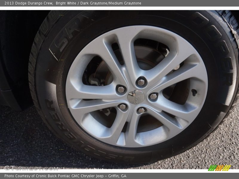 Bright White / Dark Graystone/Medium Graystone 2013 Dodge Durango Crew