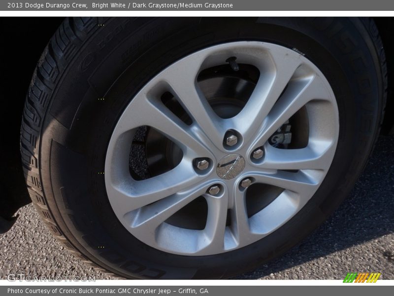 Bright White / Dark Graystone/Medium Graystone 2013 Dodge Durango Crew