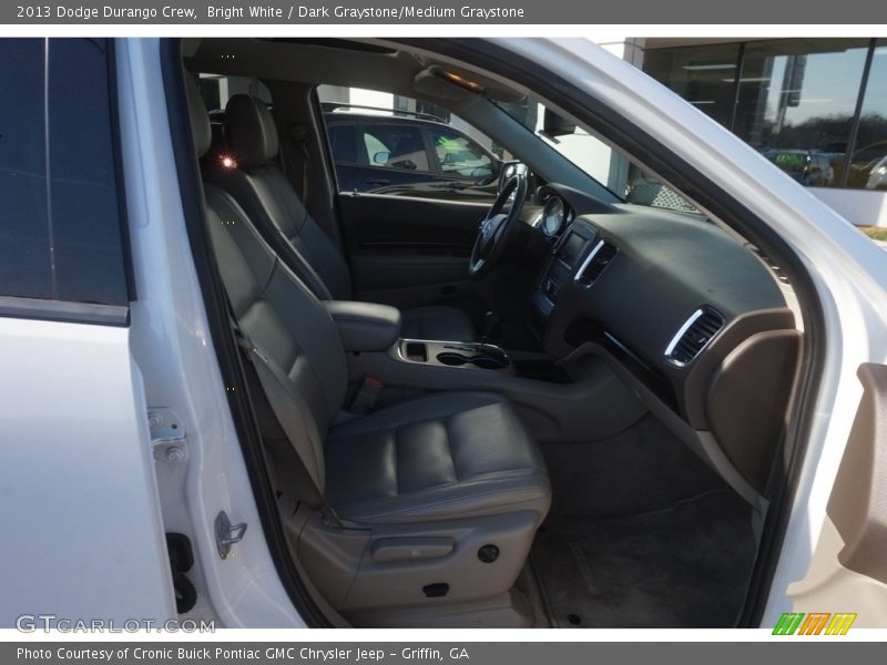 Bright White / Dark Graystone/Medium Graystone 2013 Dodge Durango Crew