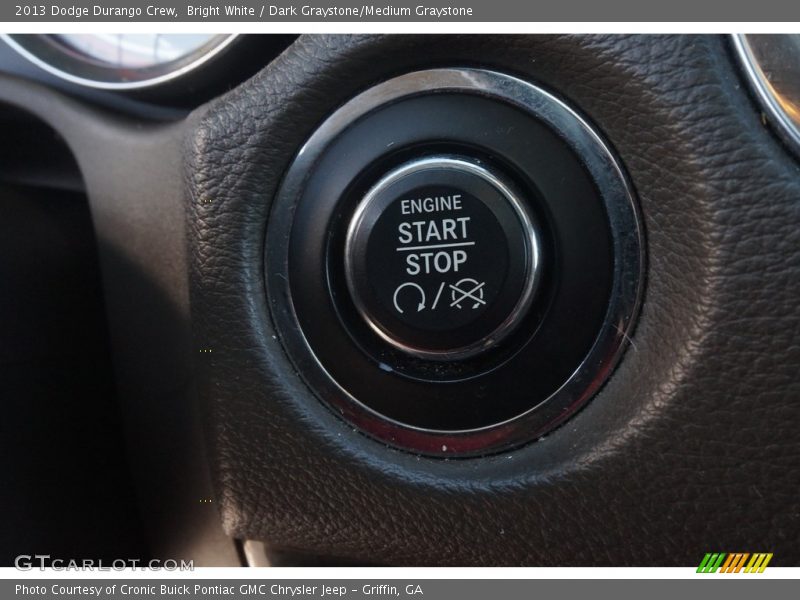 Bright White / Dark Graystone/Medium Graystone 2013 Dodge Durango Crew